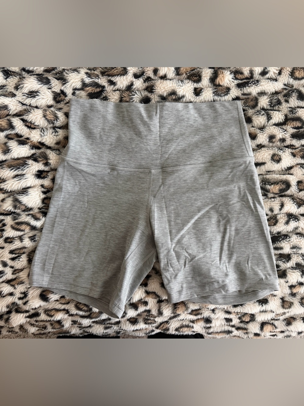 lululemon athletica Heather Gray High-Waist align Shorts